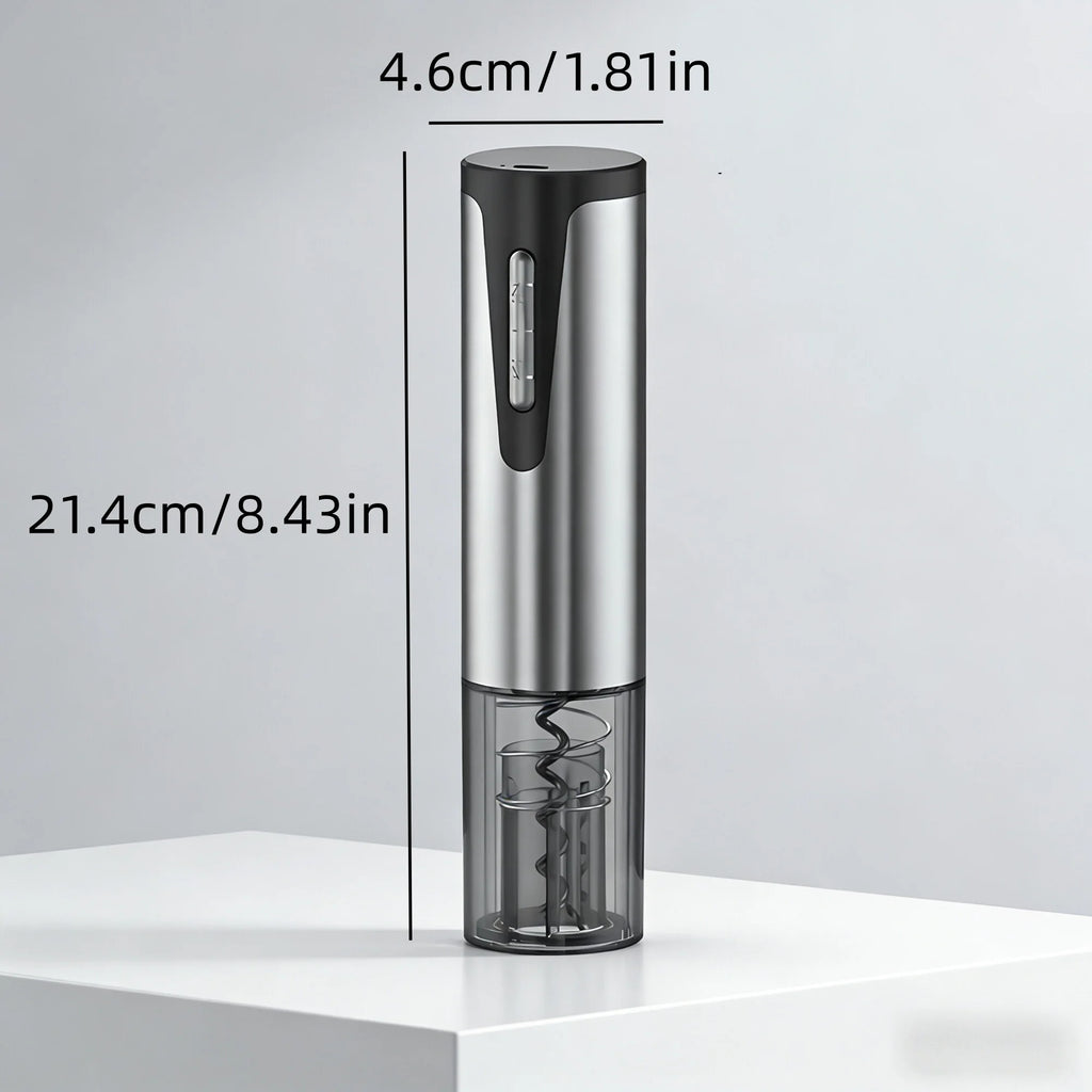 One Electric Bottle Opener, Type-C Interface, Rechargeable Mini Portable Bottle Opener, Durable Stainless Steel Design.