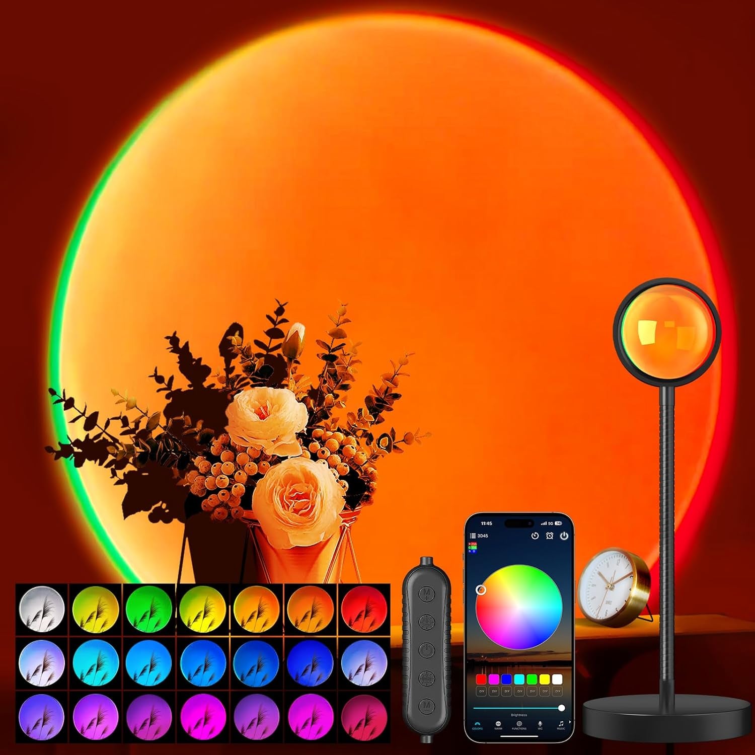 Smart Sunset Projection Lamp