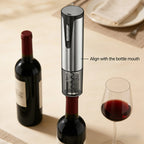 One Electric Bottle Opener, Type-C Interface, Rechargeable Mini Portable Bottle Opener, Durable Stainless Steel Design.