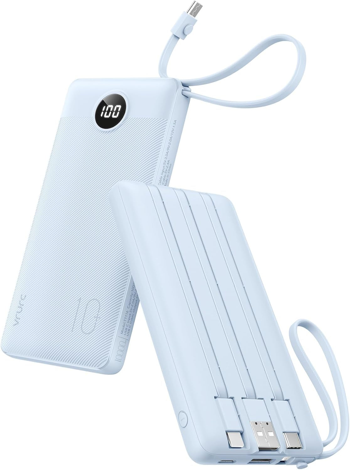 Slim Travel Power Bank 10000mAh