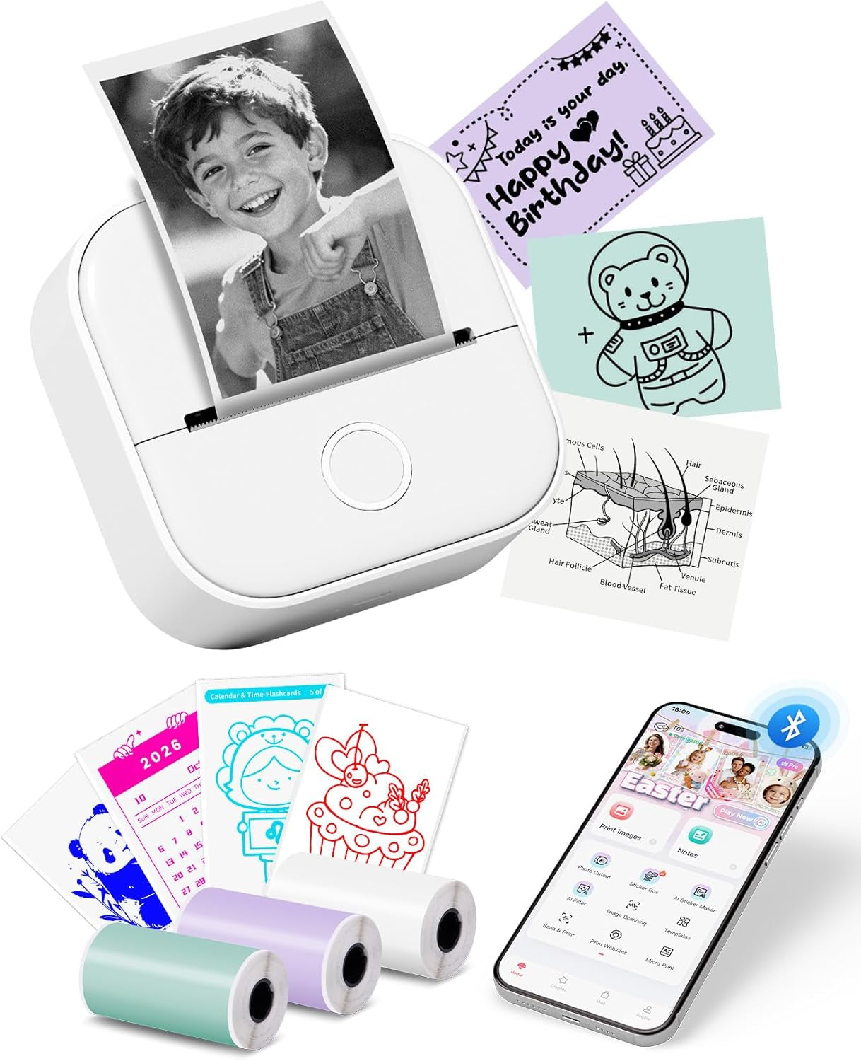 Portable Sticker Printer